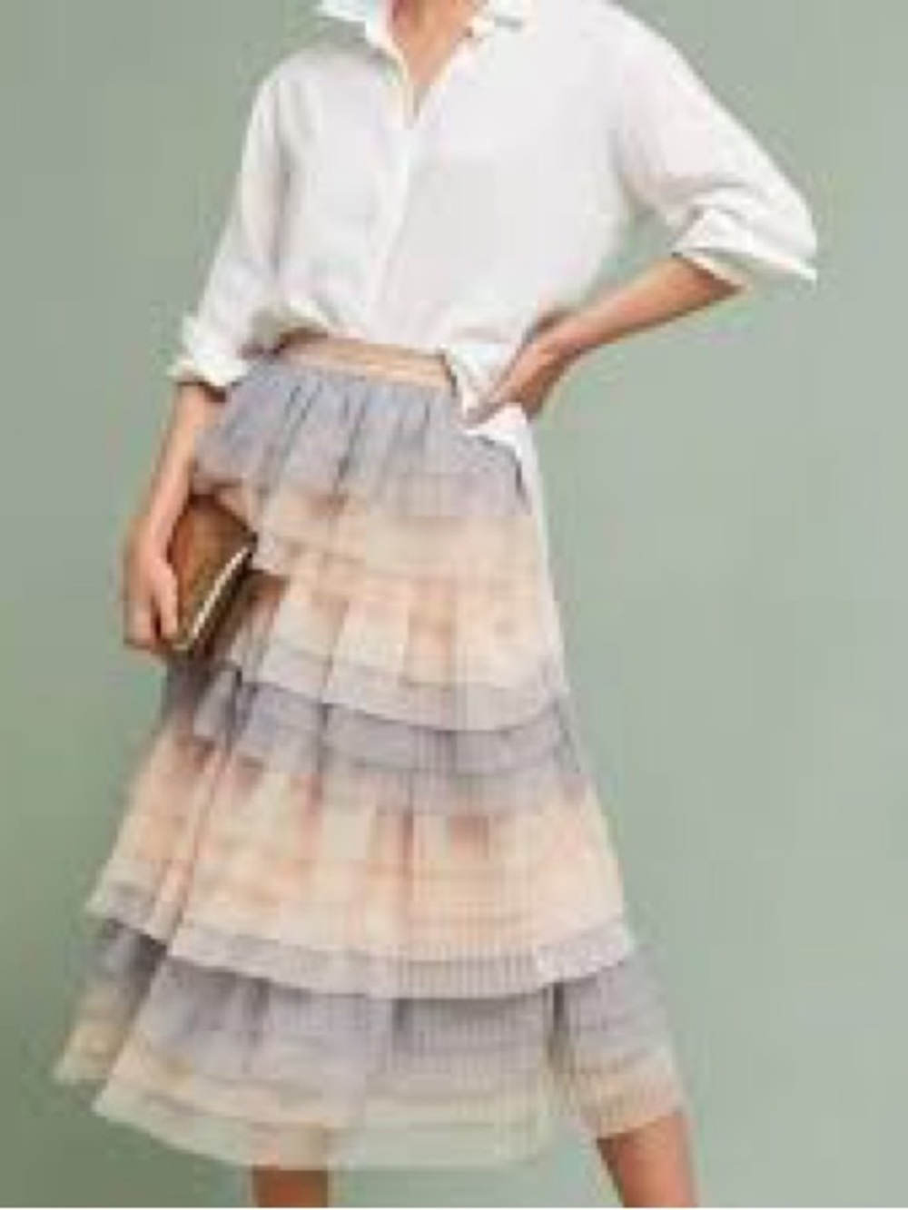 Eva Franco Tiered Cake Skirt